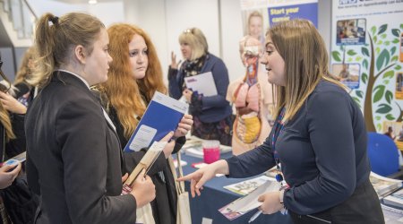 Stem professsionals from a range of careers showcased their industry.
